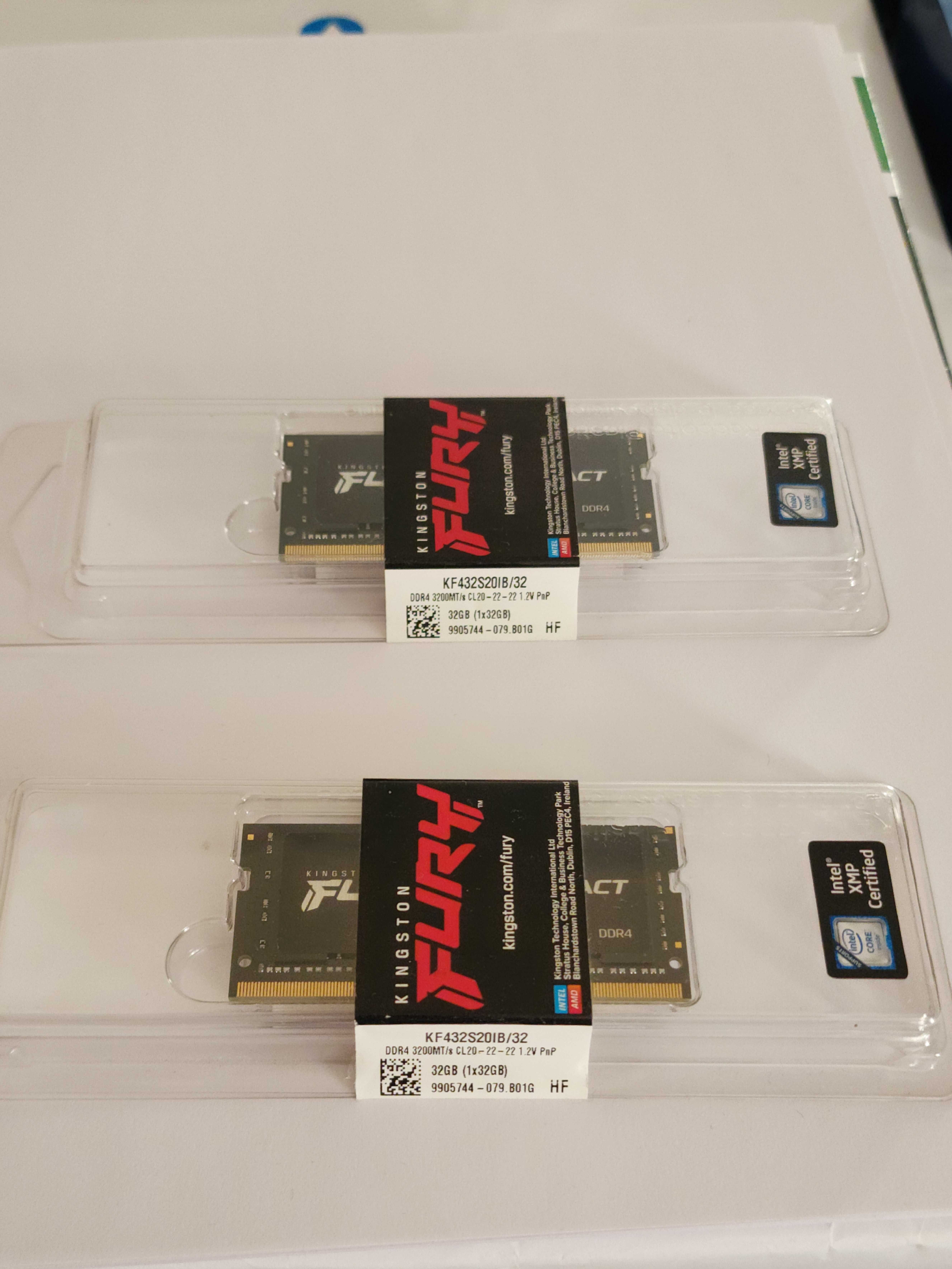 RAM Kingston So Dimm DDR4 3200mhz 2x32gb (64gb total) CL20