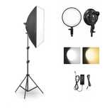 Softbox 50x70 cm com lâmpada LED regulável (NOVO)