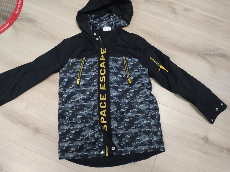 paka zestaw chłopca wodoodporne przeciwdeszczow kurtka spodnie 128 134