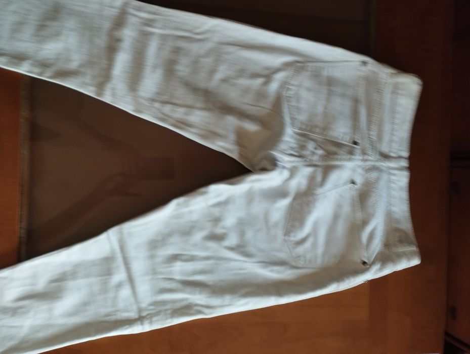 Calças brancas Zara, tamanho 36