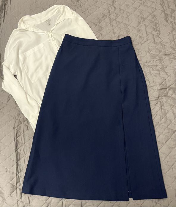 Спідниця міді з розрізом стан нової