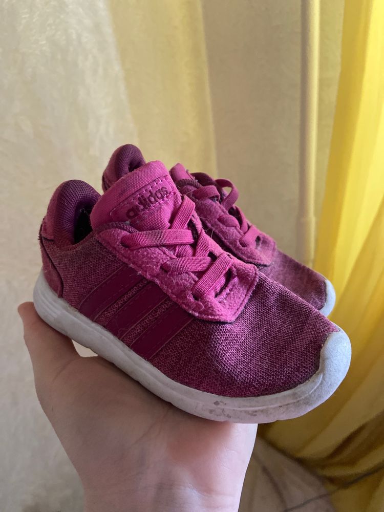 Кроссовки adidas 23 размер оригинал для девочки розовые