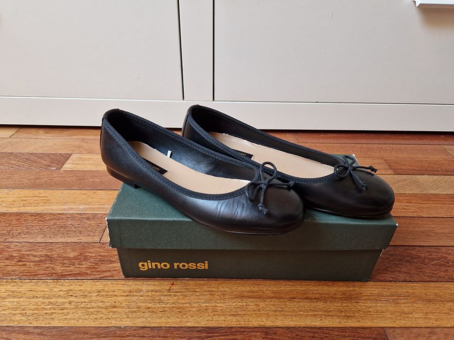 Skórzane baleriny Gino Rossi r.38