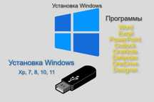 Установочна флешка з Windows XP, 7, 8.1, 10, 11 + Office.