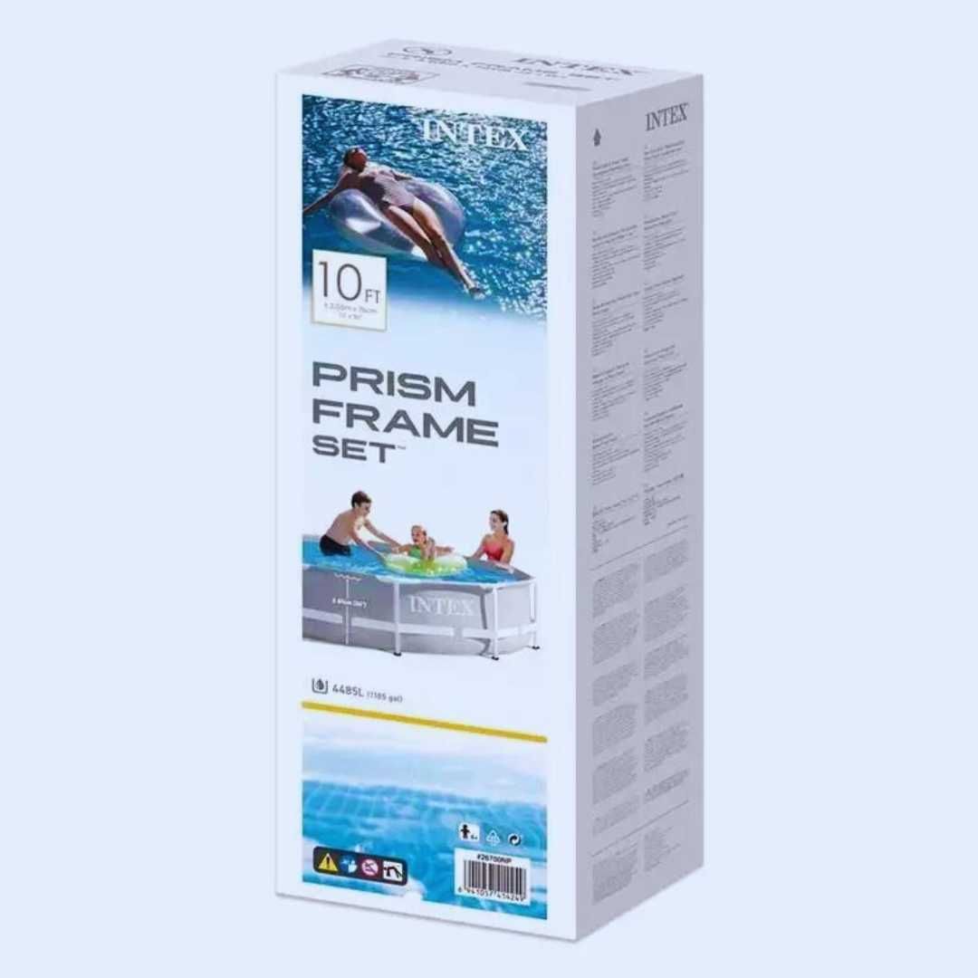 Круглий каркасний басейн Prism Frame Pool Intex