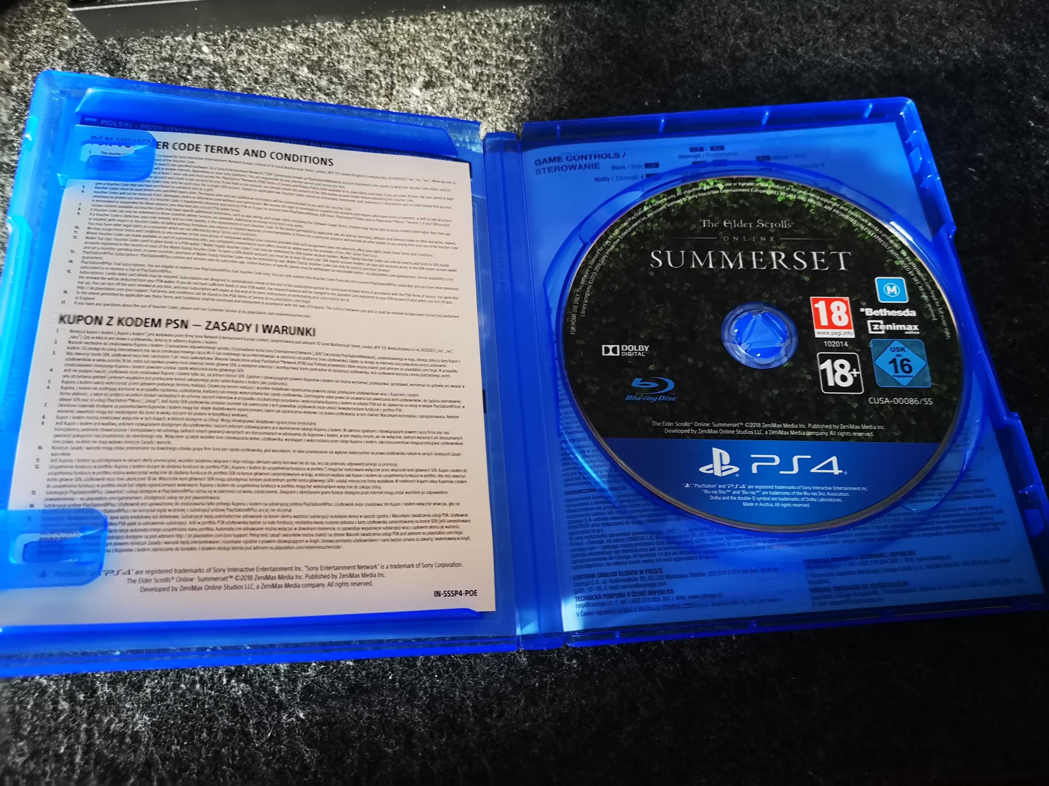 The Elder Scrolls Online Summerset - PS4 - EN