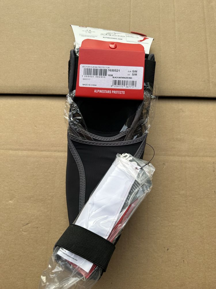 Nowe ochraniacze na łokcie Alpinestars Vector roz. S/M -45%ceny