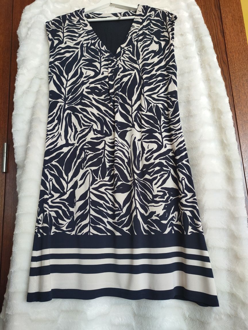Sukienka s. Oliver rozm38/M/10, midi 100%wiskoza,wiosna, lato