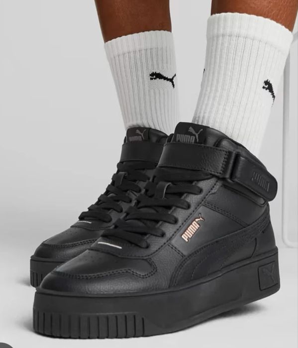 Кросівки жіночі CARINA STREET MID Puma кросівки чорні (272993364)