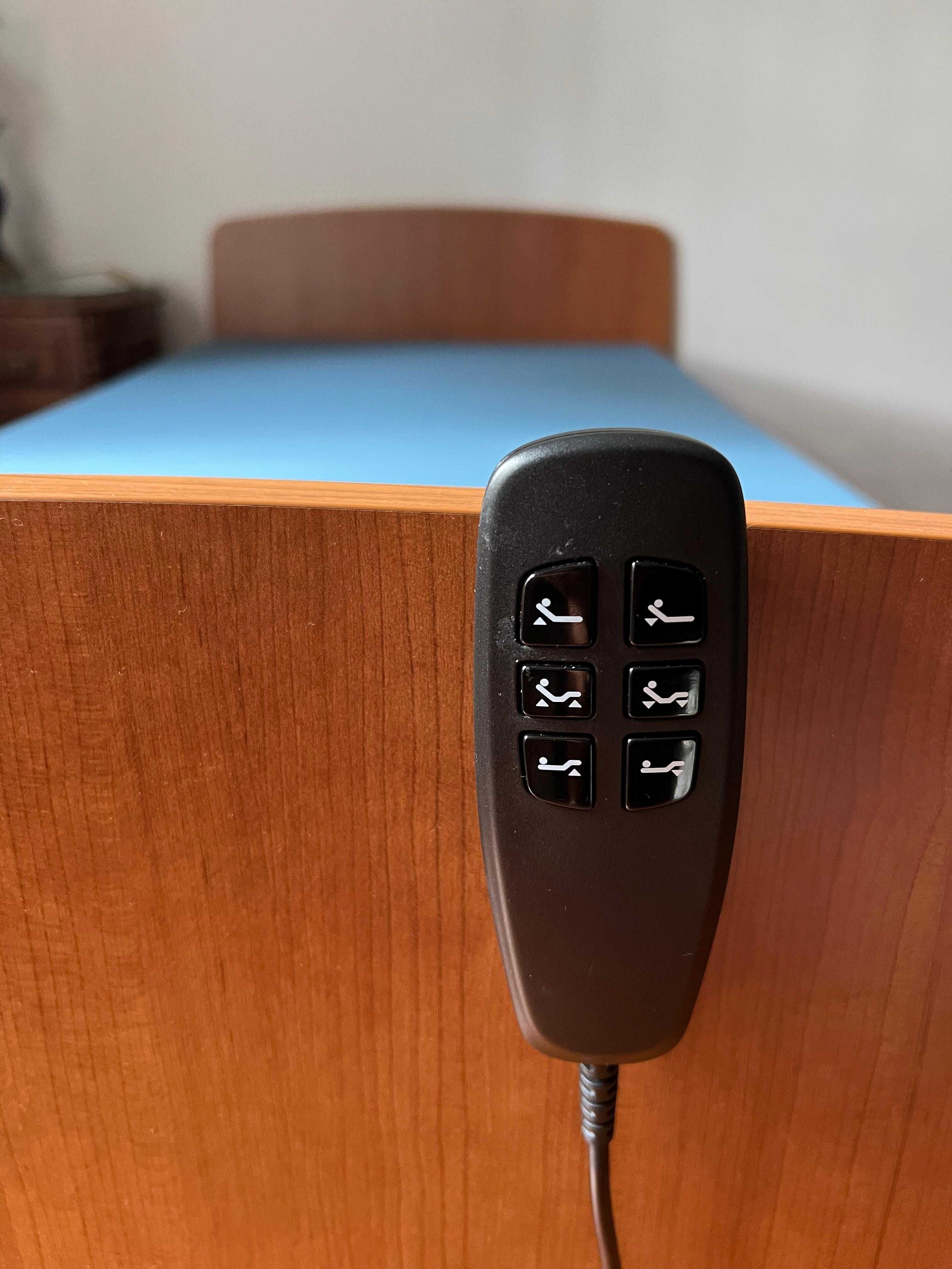 Cama articulada eléctrica c/ grade Colchão visco-elástico anti escaras