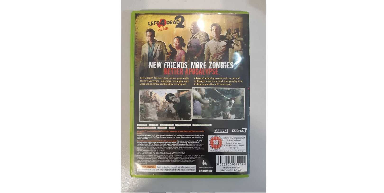 Left 4 Dead 2 PL XBOX 360