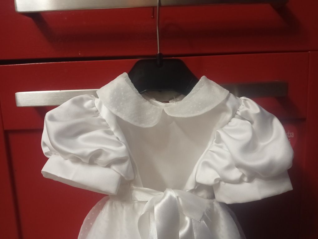 Elegancki zestaw dla dziewczynki do chrztu Świętego  rozmiar uniwersal