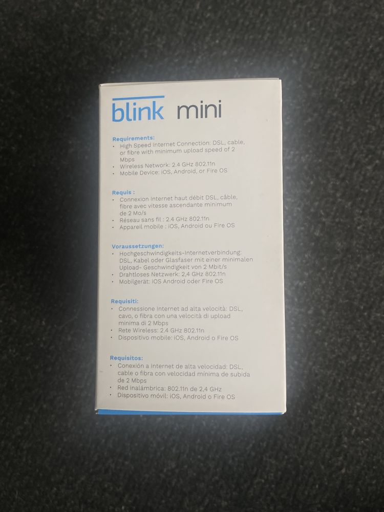 Blink mini - Indoor plug-in smart security camera
