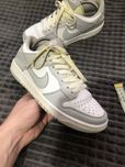 NIKE DUNK LOW (37.5-38) 24см Grey/white кроссовки женские кеды данки к