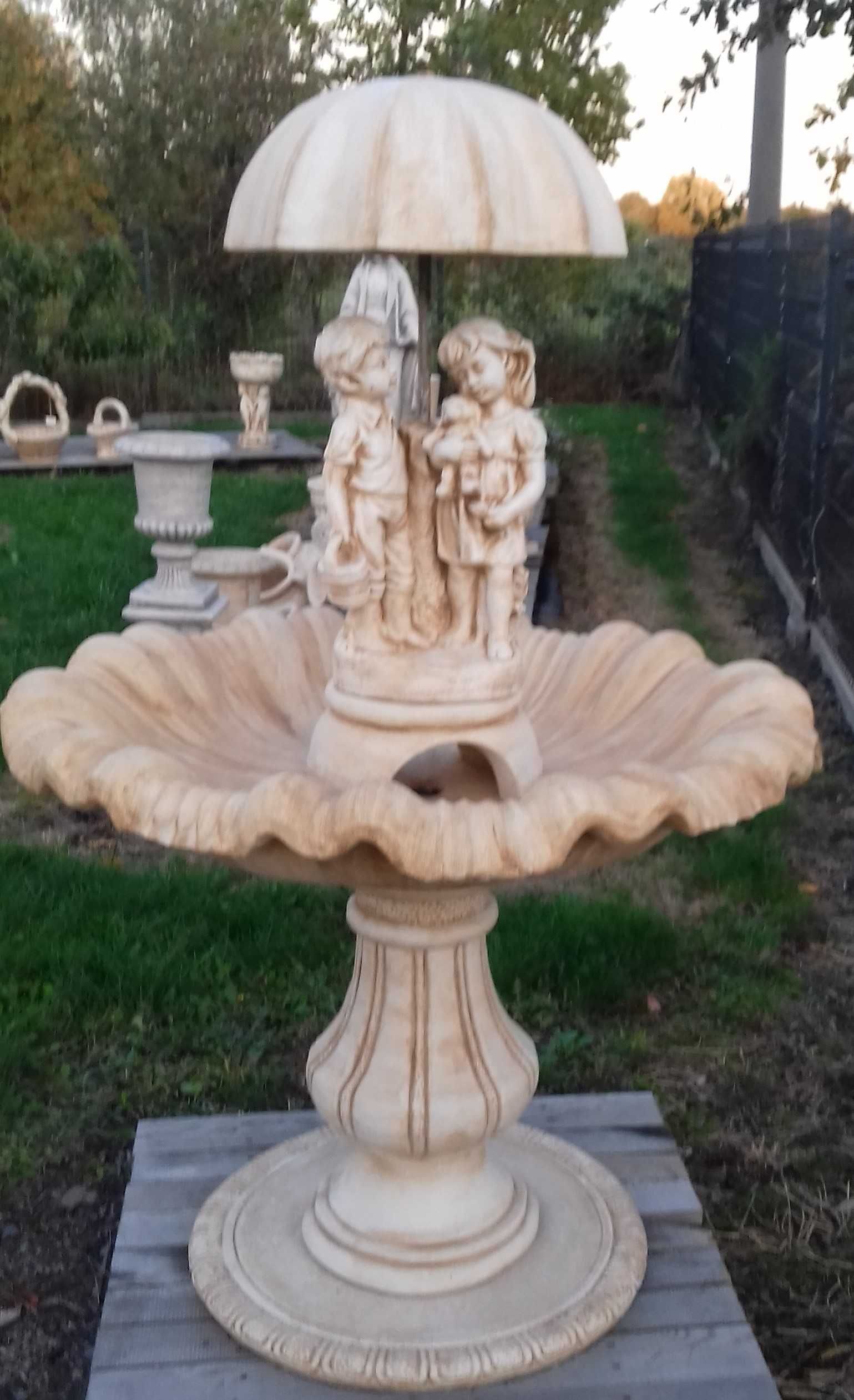 Figura ogrodowa betonowa figurki fontanna ozdoba dekoracje producent