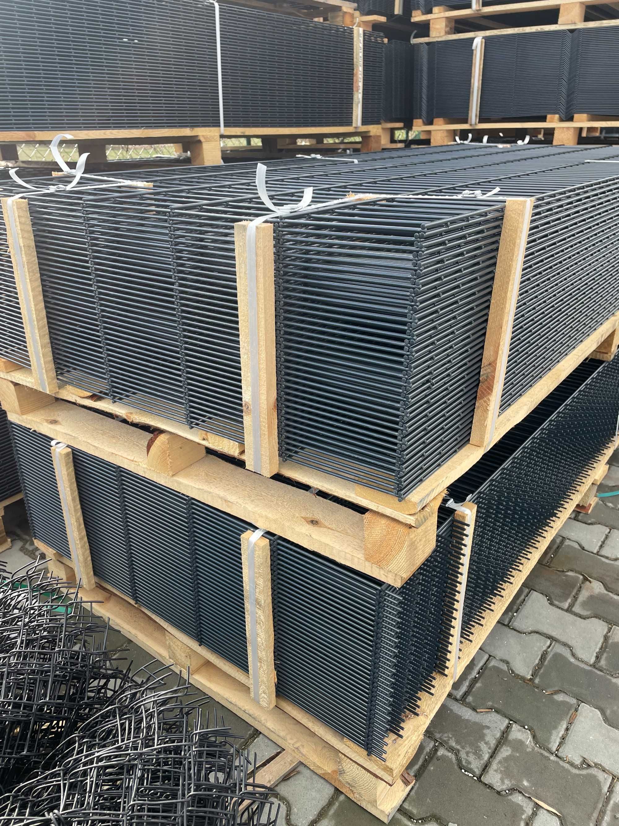 Panel ogrodzeniowy 2D 143cm drut 6/5/6mm grafit Strong