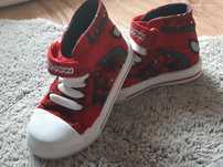 Wysokie trampki spiderman do kostki na licencji Marwela UK5 /EUR 21,5