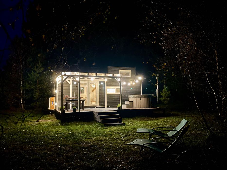 Domek z jacuzzi na wynajem,  Tiny House w lesie , Bory Tucholskie