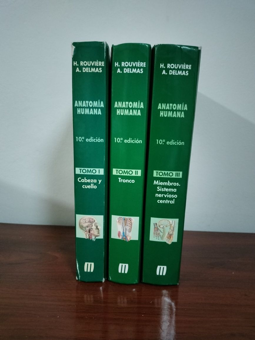 Anatomia Humana - Rouviere, 3 volumes