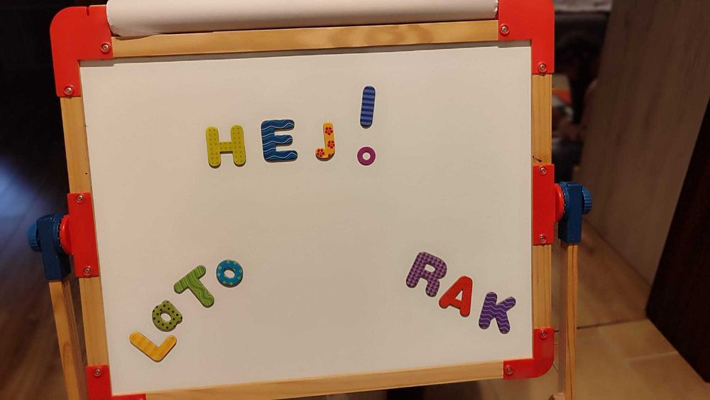 2-stronna tablica edukacyjna dla dzieci