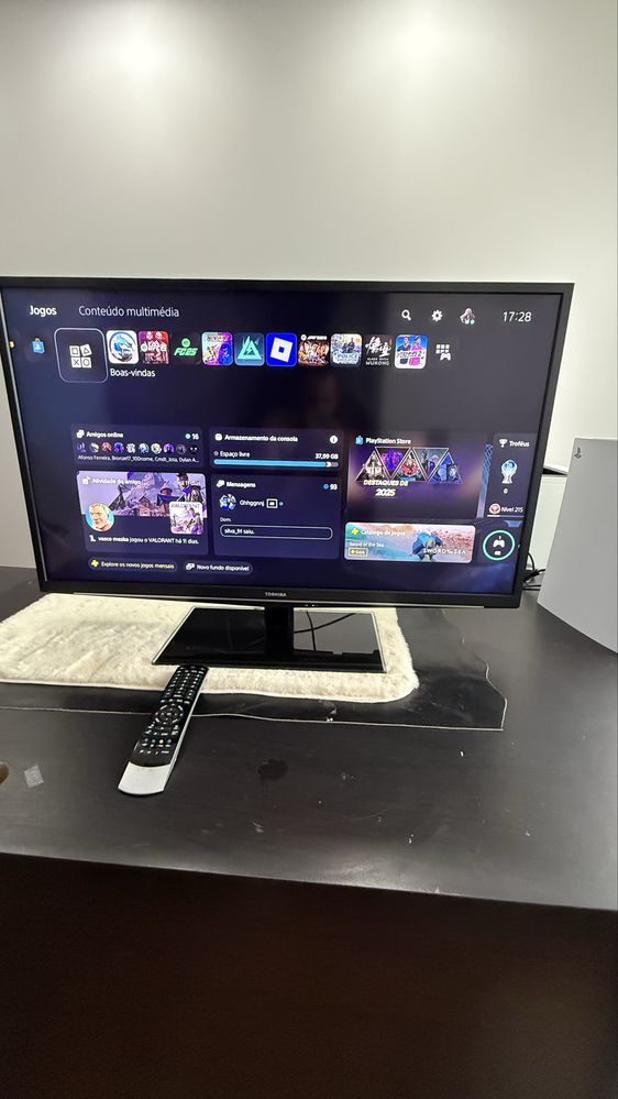 Tv toshiba 42 polegadas com comando a funcionar 100%