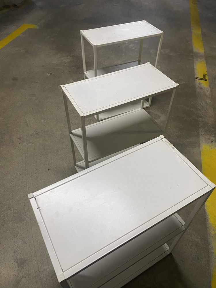 Prateleiras de metal IKEA ENHET Branco