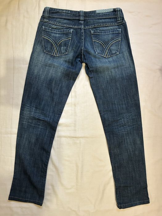 Calças de ganga vintage super low waist.