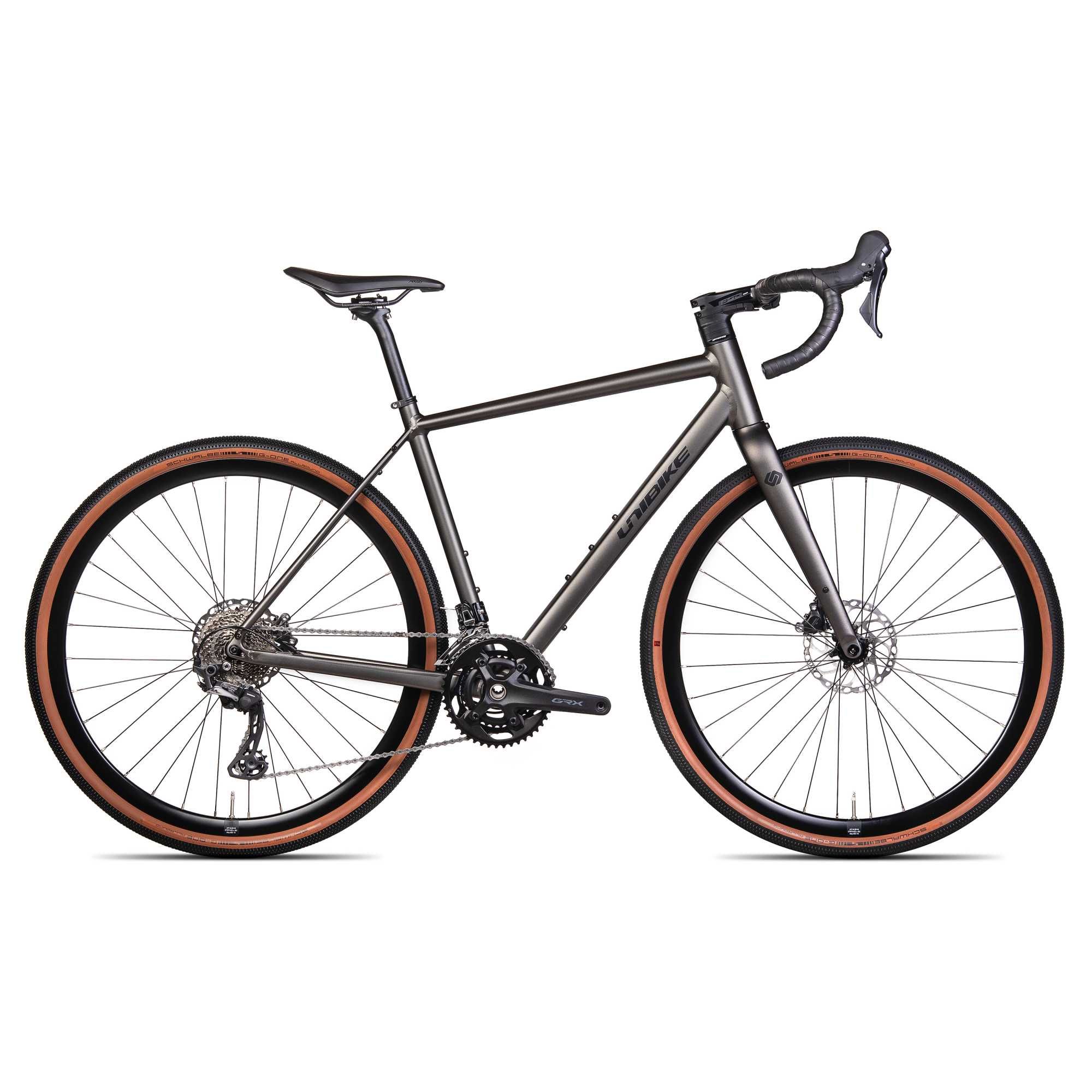 Nowy UNIBIKE 28 GEOS 49cm Gravel grafitowy