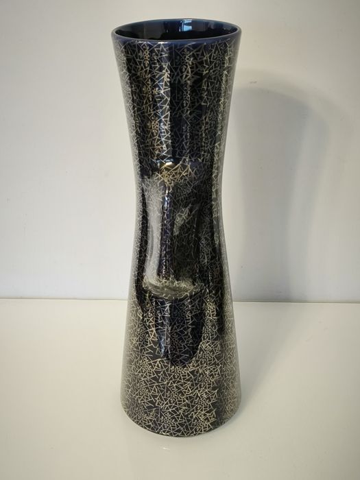 Wazon Pruszków PRL skrzydlak Kobaltowy