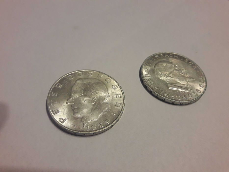 Monety srebrne 2 x 25 szylingów, Austria