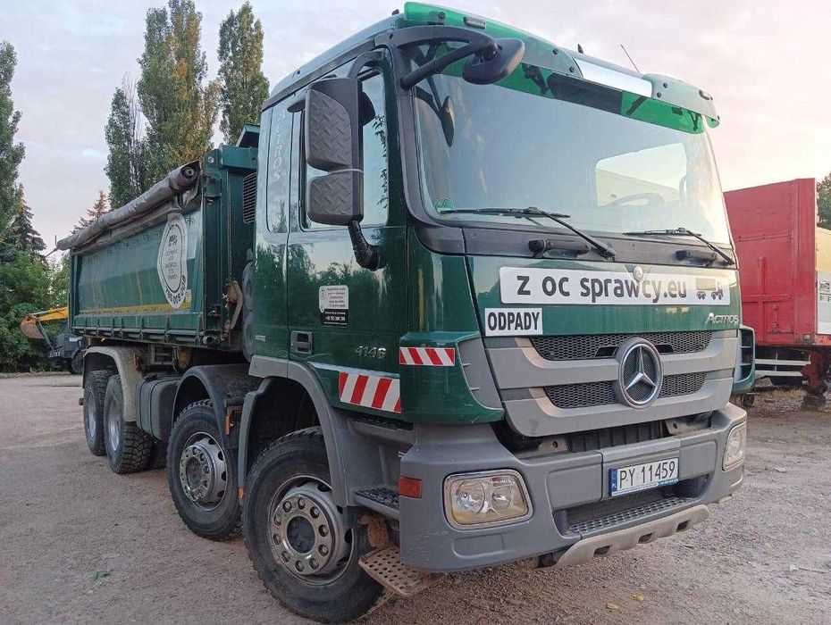 Bezgotówkowy wynajem z OC Sprawcy - Mercedes Actros Wywrotka, 8x4