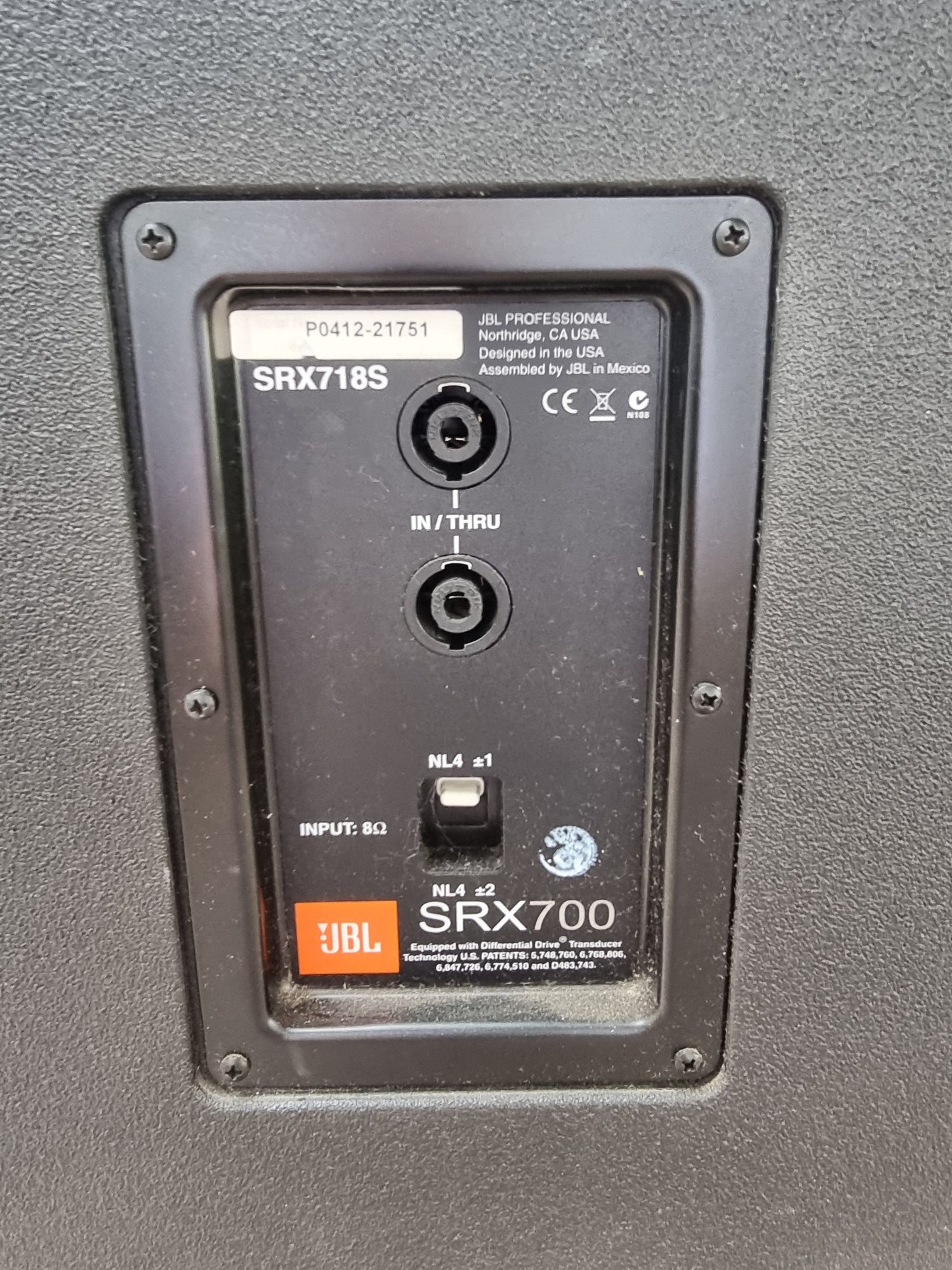 JBL VRX SRX718S  (rcf. Db technologies. Fbt. Jbl)