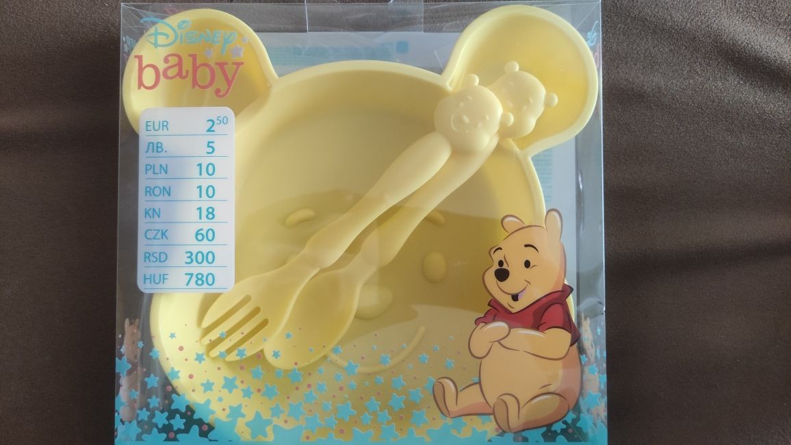 Дитячий пластиковий посуд Disney baby