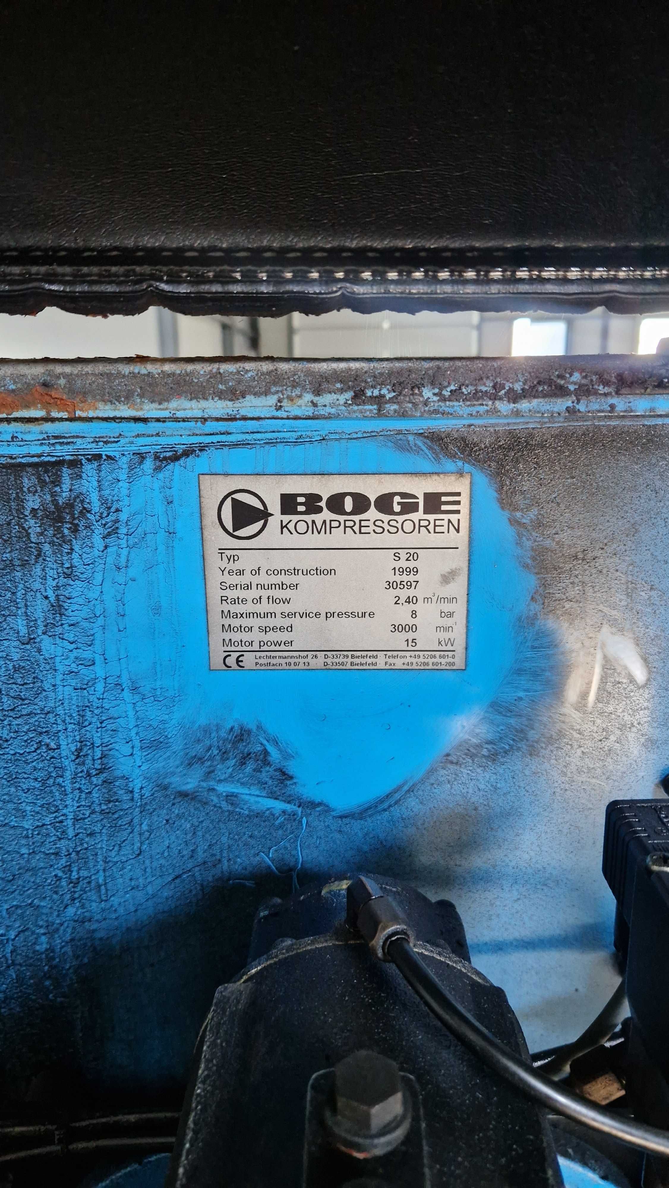 Kompresor srubowy Boge s20 15kw
