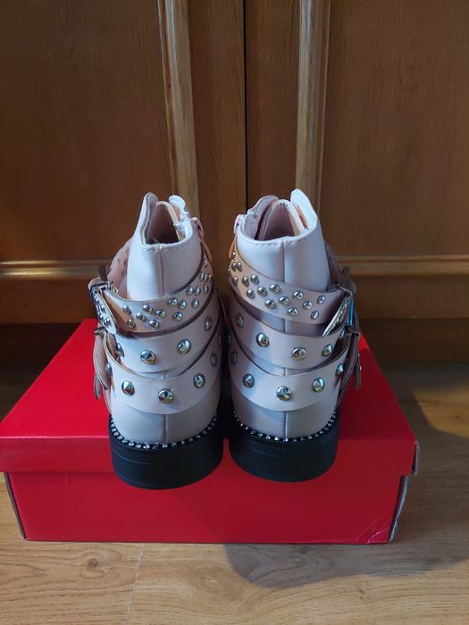 Buty damskie  pudrowy róż