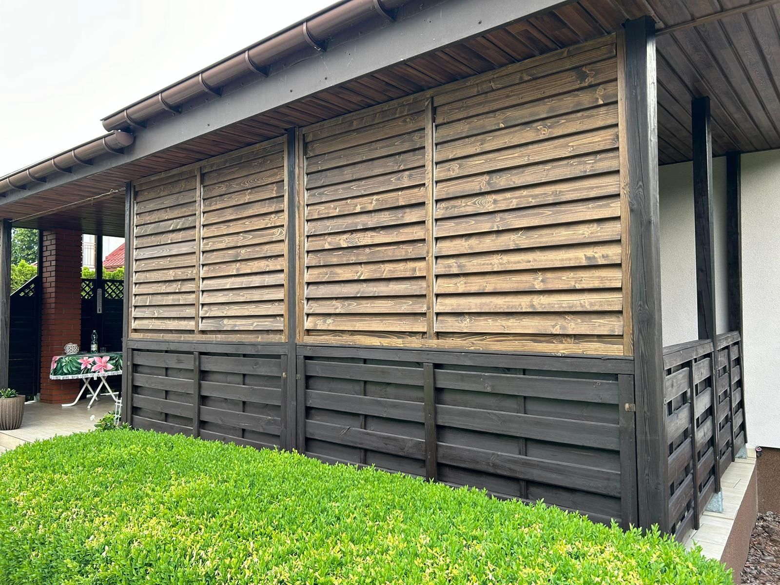 Żaluzje ruchome drewniane NA WYMIAR ruchome deseczki malowane szlif