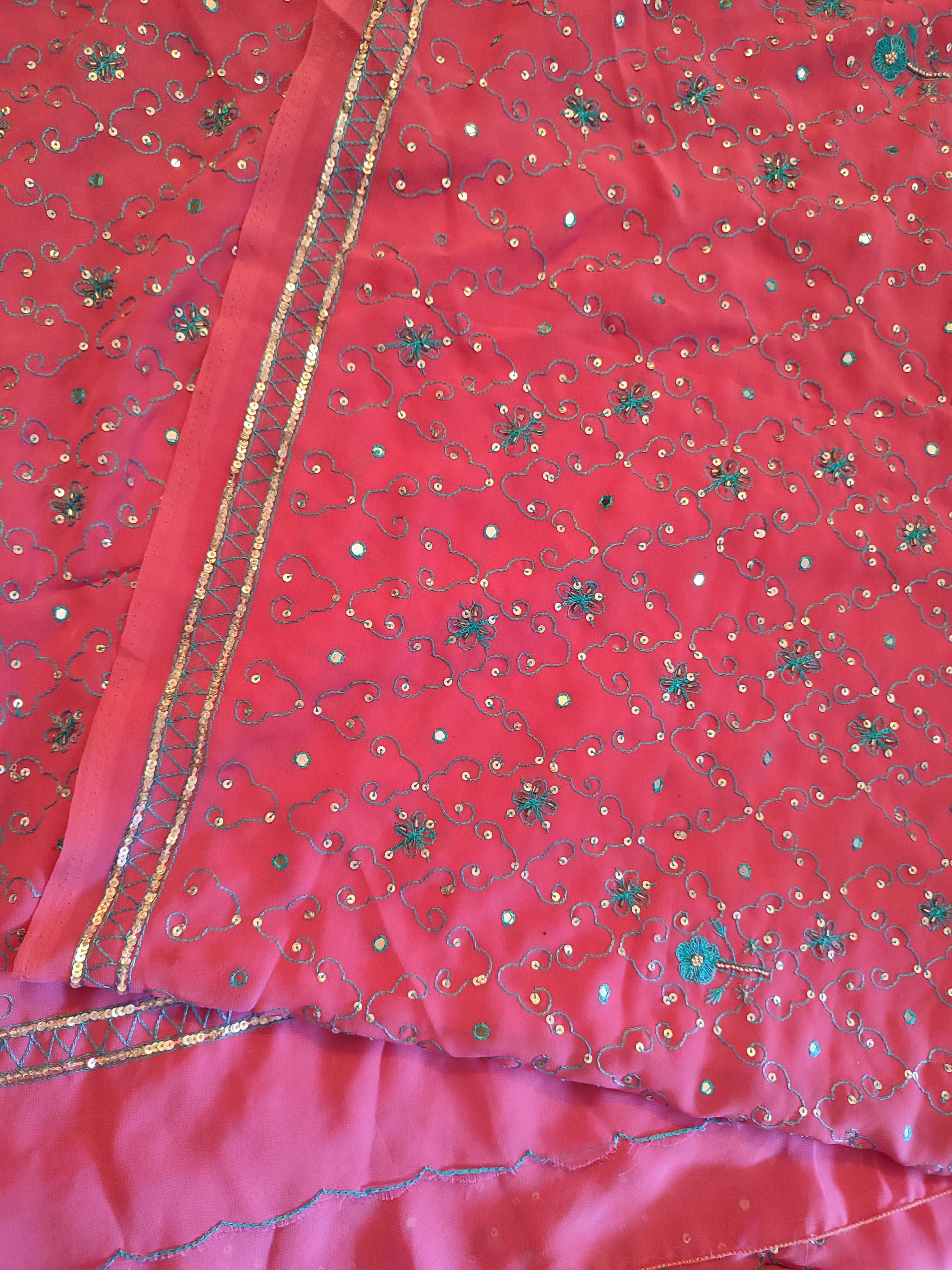 Saree roupa Indiana
