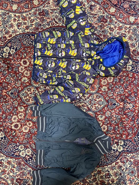 Куртка весна-осень, двухсторонняя куртка, р 92