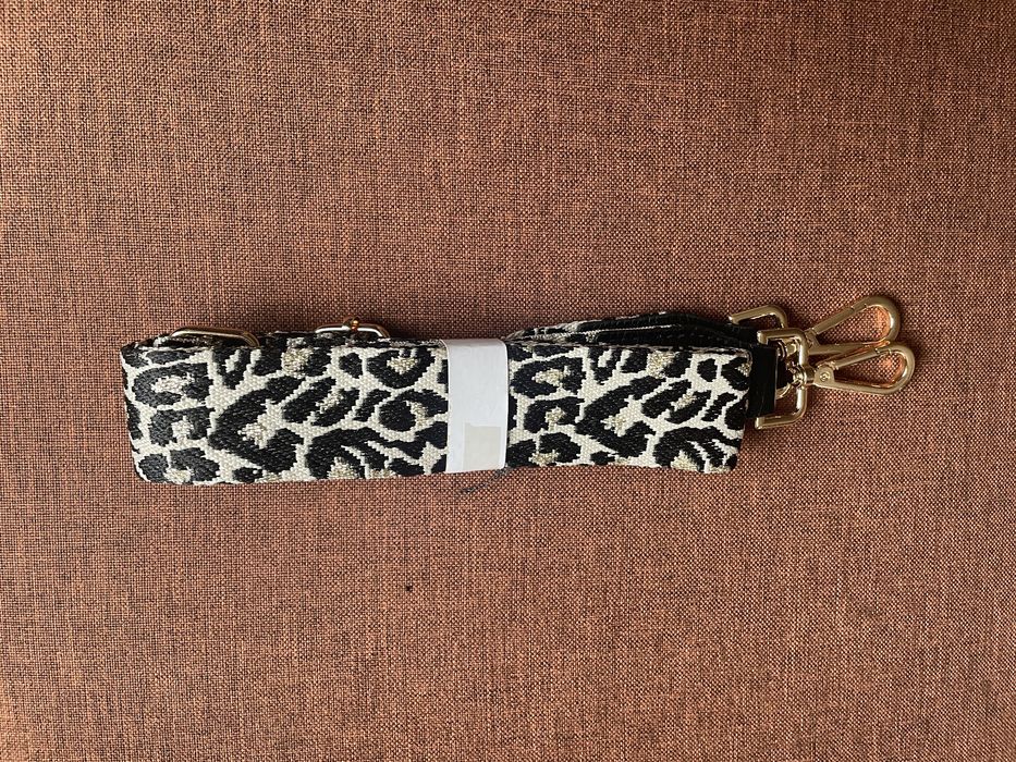 Pasek w panterkę do torebki regulowany nowy