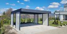Carport 6x6 - wiata samochodowa garażowa dwustanowiskowa pod wymiar