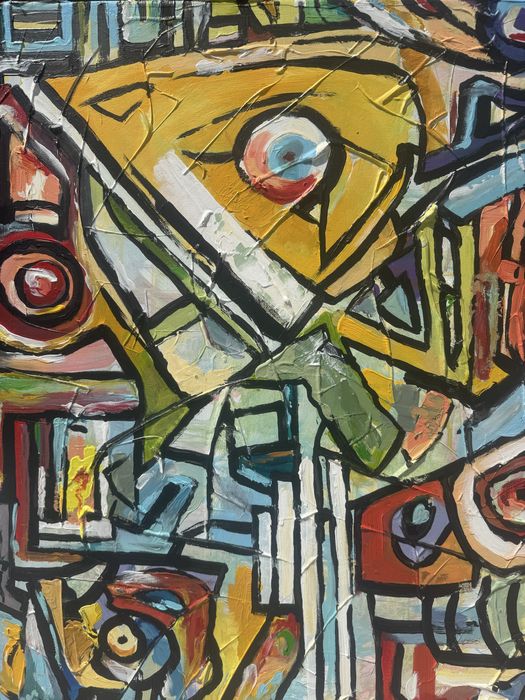 Pintura abstrata - Cosmic Emotions