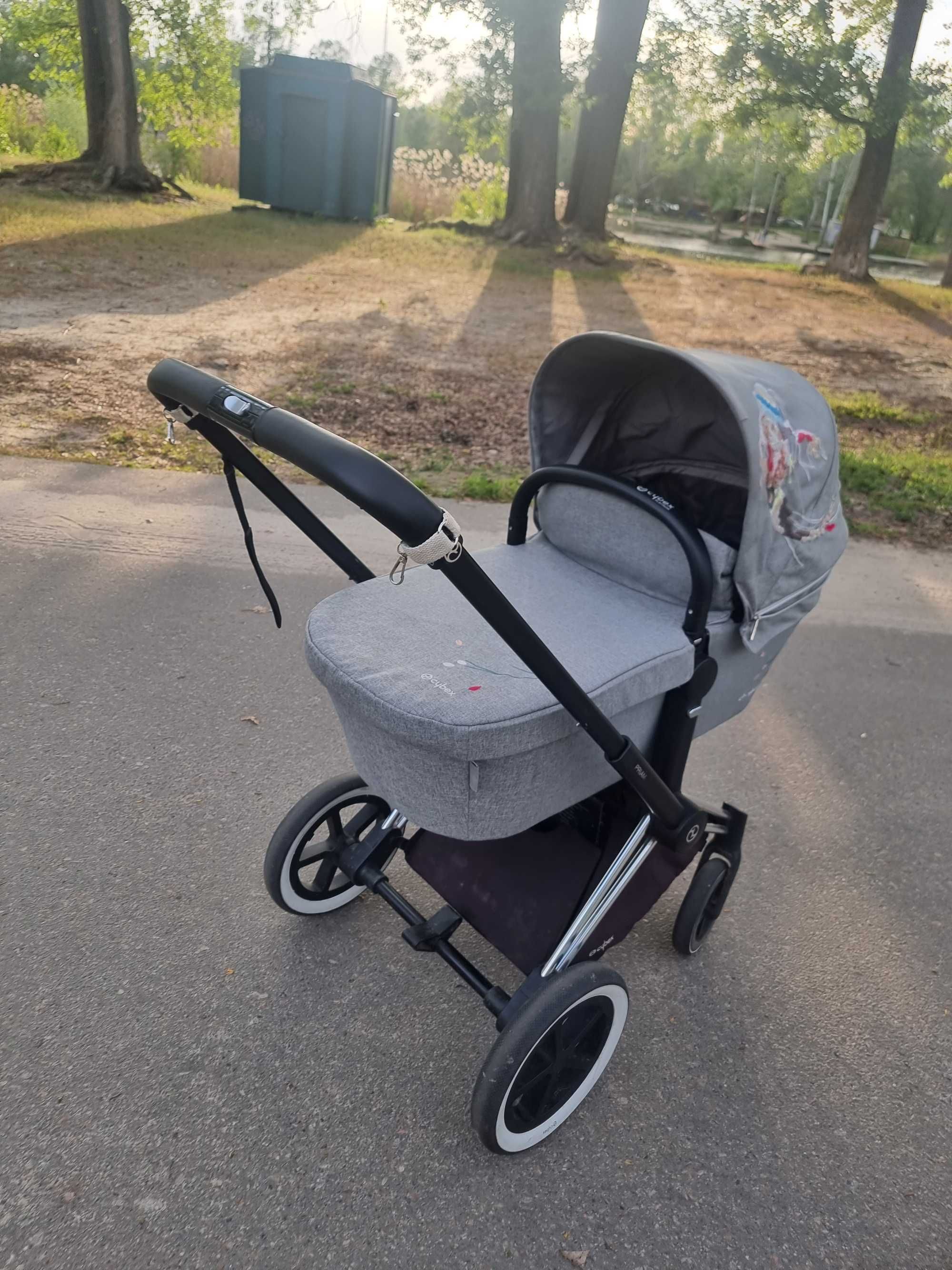 Коляска Cybex Priam Koi люлька з шассі