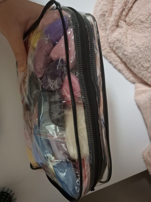 Великий набір для валяння з вовни багато кольорів валяння