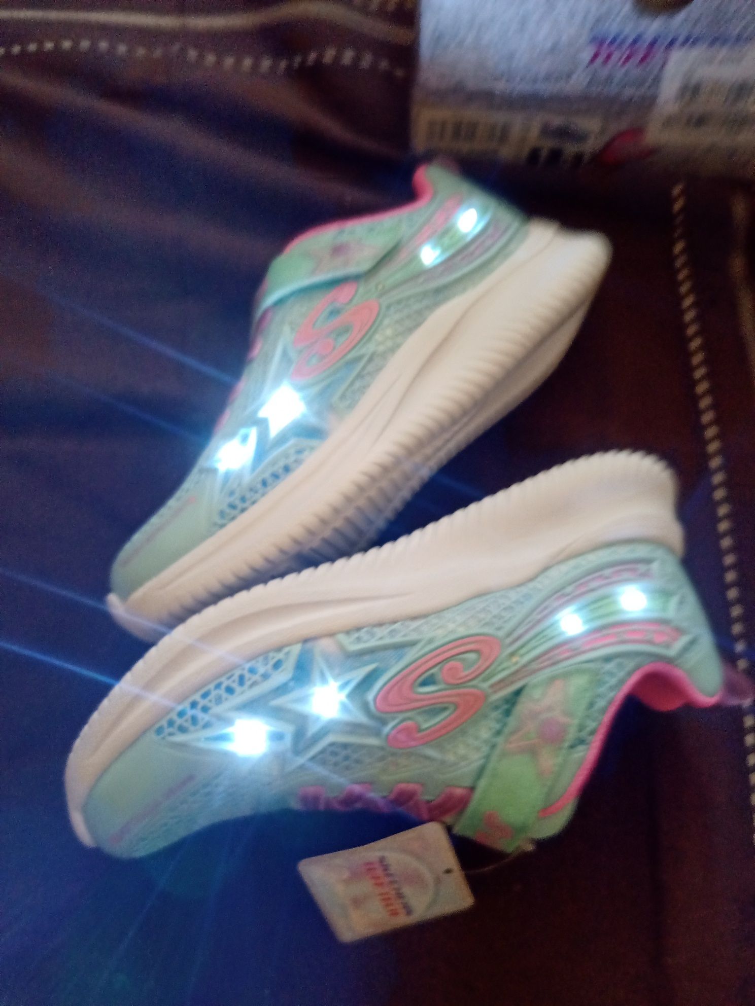 Świecące buty Skechers 33 wkładka 20, 5 cm Skechers s - lights niebies