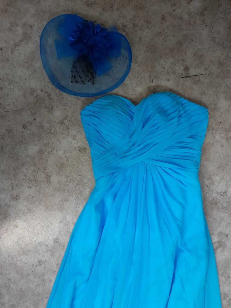 Błękitna sukienka S/M