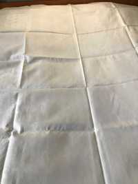 Obrus biały na stół dymka bawełna 226x155cm