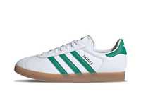 Adidas Gazelle White Green Оригінал