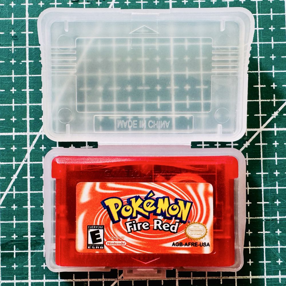 98. GBA Game Boy Advance GRA Pokémon Fire Red