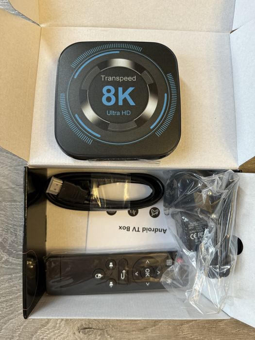 СмартТВ приставка Transpeed 8K 4/64,Android 12,ютуб,фильмы