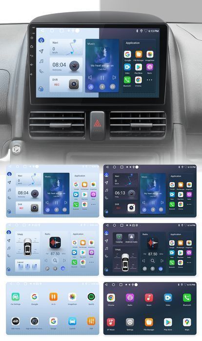 Radio nawigacja Radio Honda CR-V CRV 2 2001 - 2006 Android 8GB 256GB